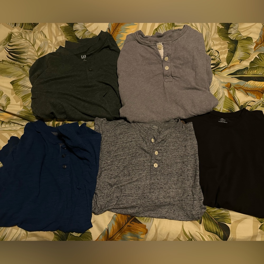 5 Long Sleeve Shirt Bundle